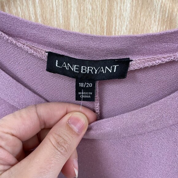 Lane Bryant Purple Top Size 18/20 - Picture 2 of 4
